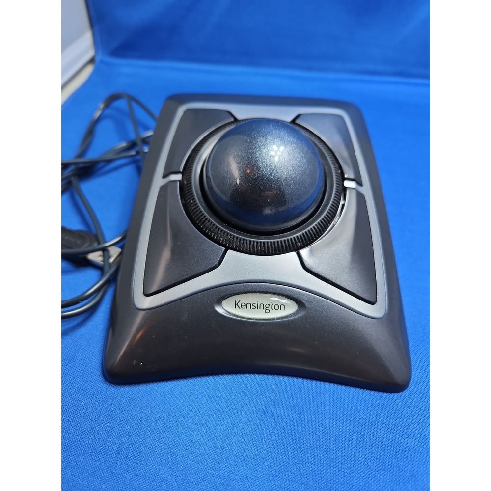 Kensington Expert Mouse Trackball K64325 Wired USB 4-Button Scroll Ring Tested